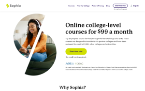 Banner image for listing Sophia Learning